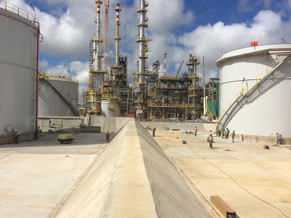 Selladores instalaciones petroquímicas